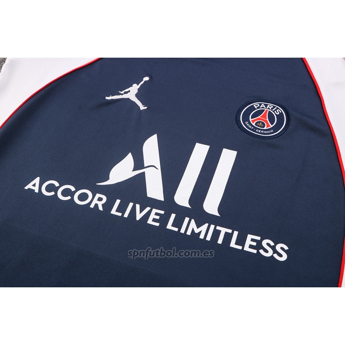 Chandal del Paris Saint-Germain Jordan Manga Corta 2022-2023 Azul - Pantalon Corto
